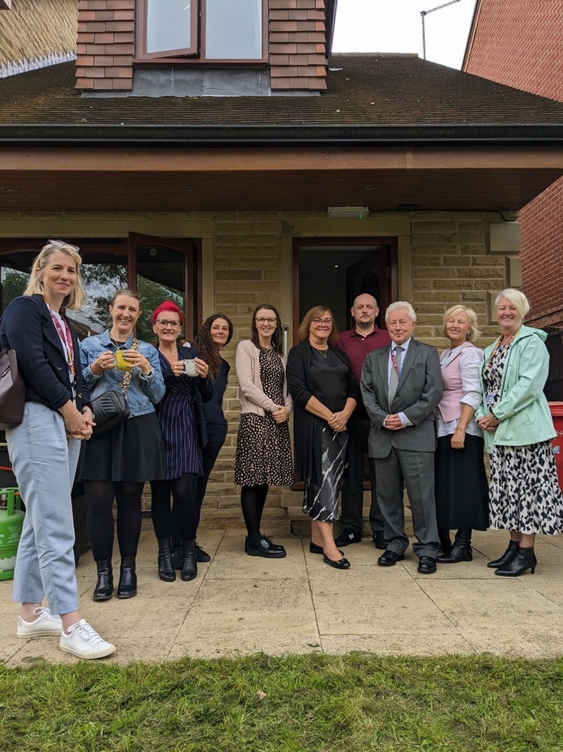 REOPENED: Staff outside the newly-reopened kids’ home.