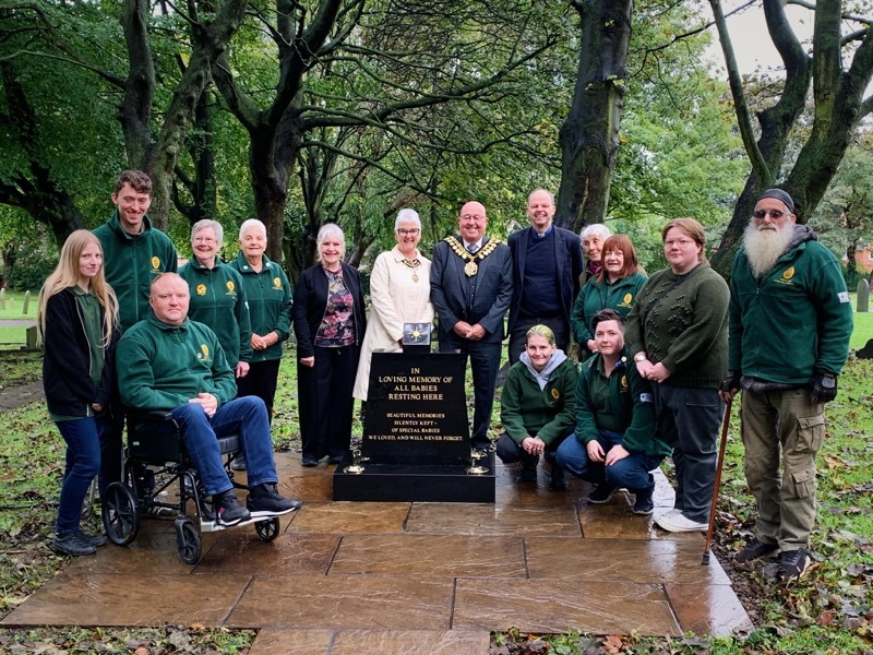 IN MEMORY: The memorial stone at Wombwell Cemetery.