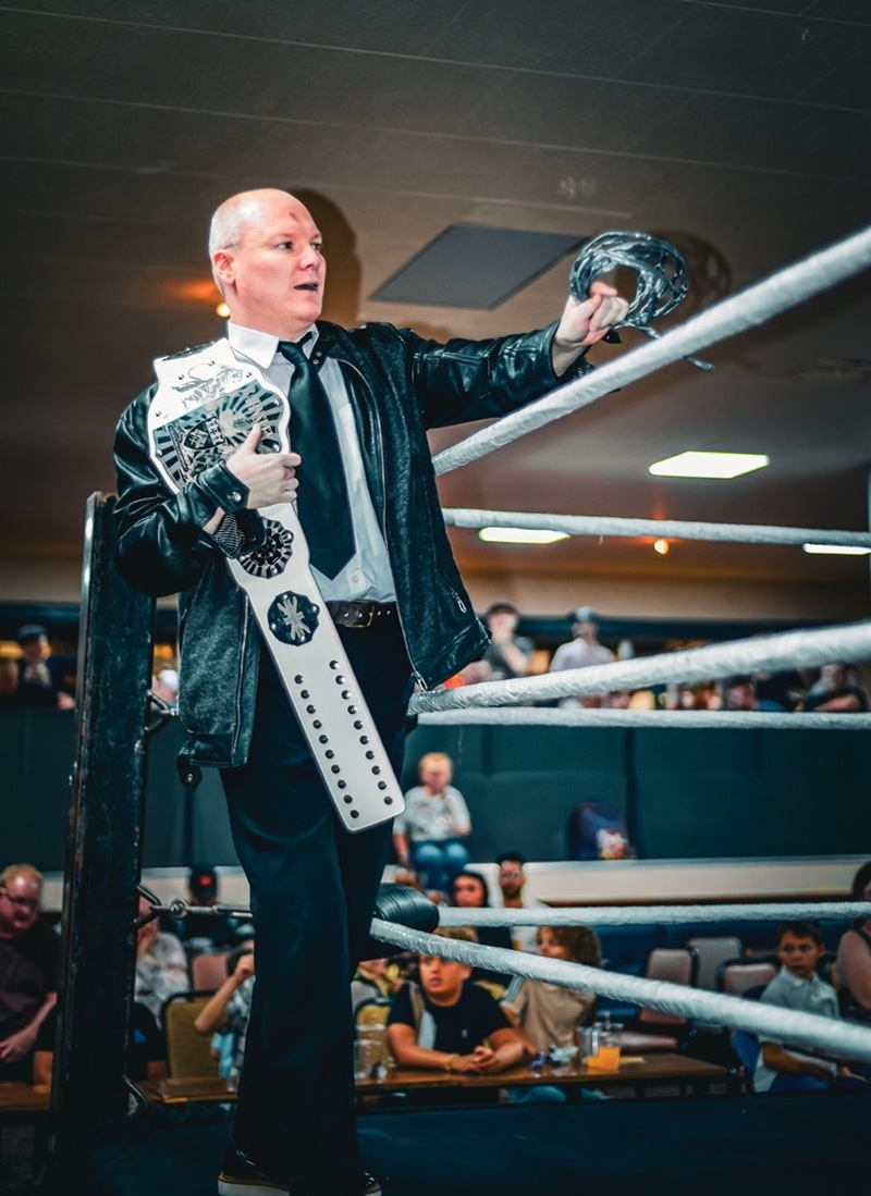 Main image for Wrestling dreams realised by promoter Mark