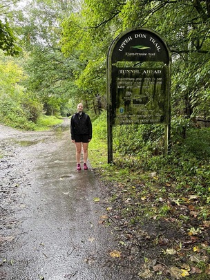 MARATHON NOT A SPRINT: Lucy Clough is running 100km this week.