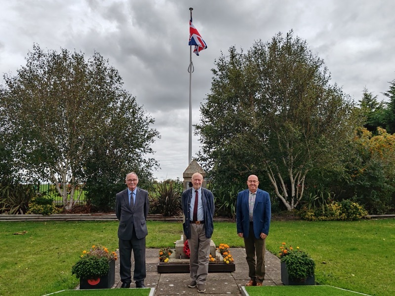 REFURBISHMENT: Couns Robin Franklin, Tim Shepherd and Mick Stowe.