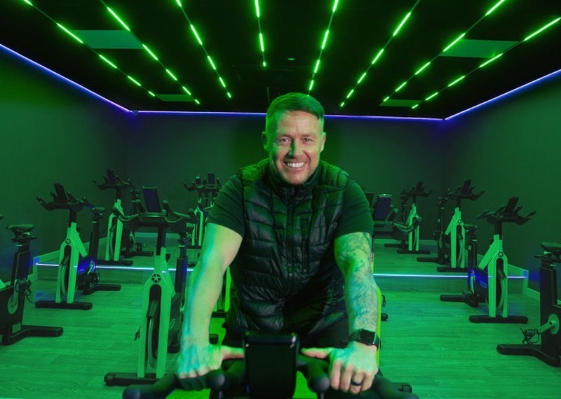 Wayne Blythe who is doing a huge fundraiser workout at Dearneside leisure centre.