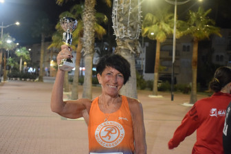 Gail Colville after running in Spain