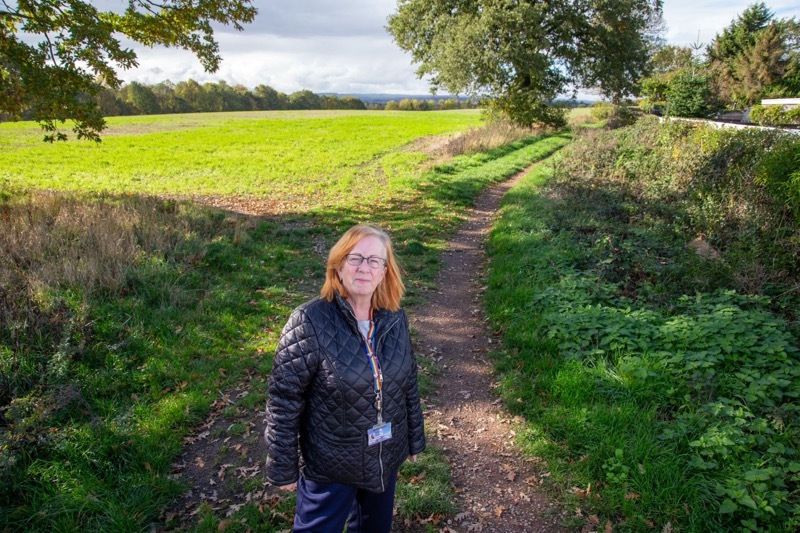 NEW HOMES: A beauty spot in Thurnscoe has been identified as the next place for new houses to be built, coun Sue Bellamy has mixed feelings. Picture Shaun Colborn PD094573