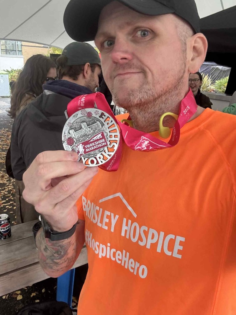 MARATHON MAN: Michael Steer.