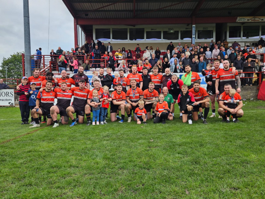 Main image for Dodworth lose final but celebrate promotion