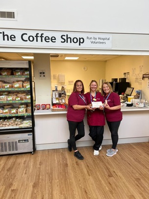 TOP FUNDRAISER: Stephanie Ellis-Smith, centre, is pictured with Tracey Taylor and Janet Curry.