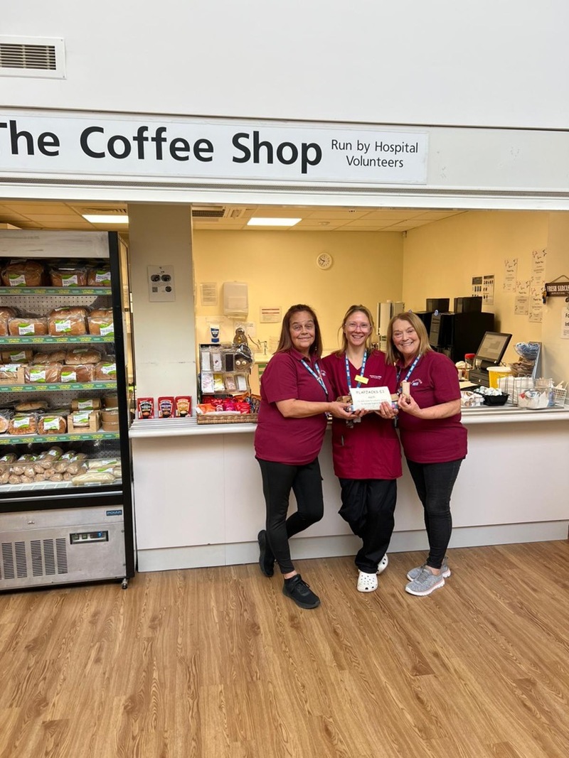 TOP FUNDRAISER: Stephanie Ellis-Smith, centre, is pictured with Tracey Taylor and Janet Curry.