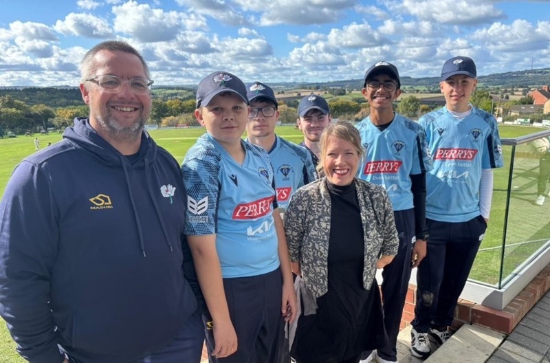 PRAISE: Marie at Higham Cricket Club.