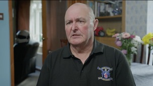 RECOVERY: Martin Eaton was injured during the crash.