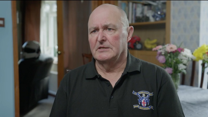 RECOVERY: Martin Eaton was injured during the crash.