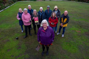 FOUL PLAY: Old Town bowling club members.  Picture Shaun Colborn PD094518