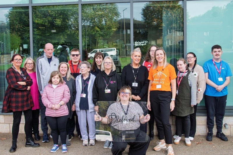 DONATION: The Reloved Boutique handed over £4,500.