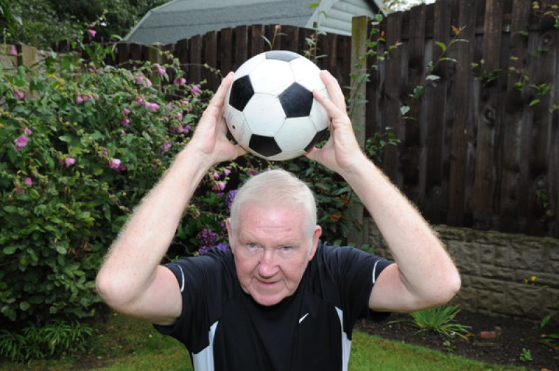 Main image for Gerald's still on the ball at 70
