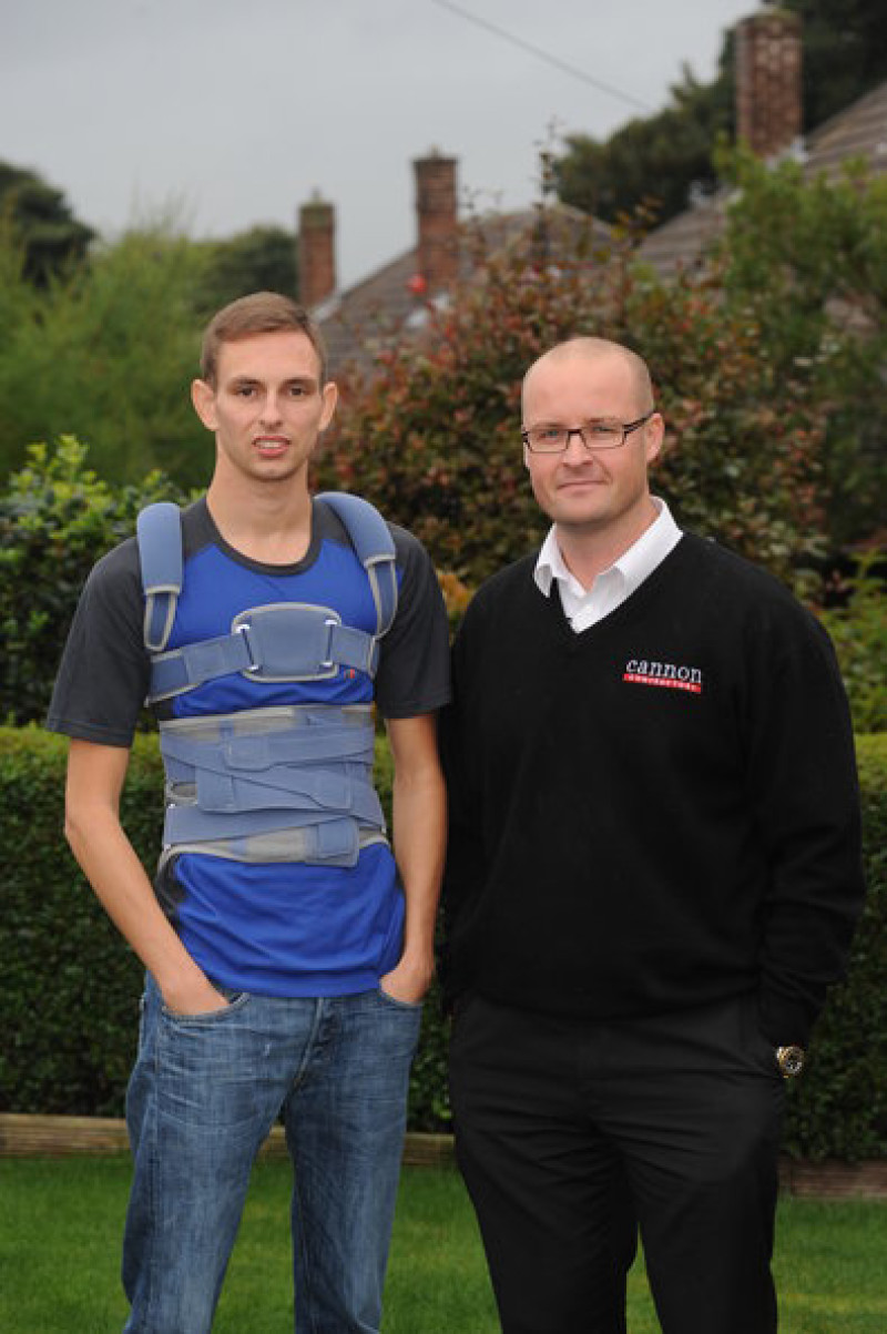 Main image for Cyclist lucky to be alive following accident