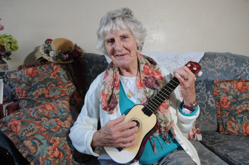 Main image for Betty, 87, shows uke can never start too late