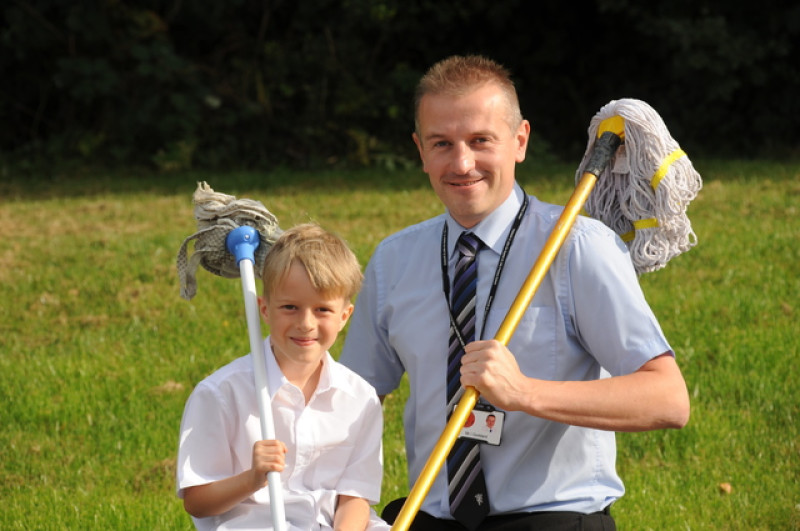 Main image for School splashes back after summer flood