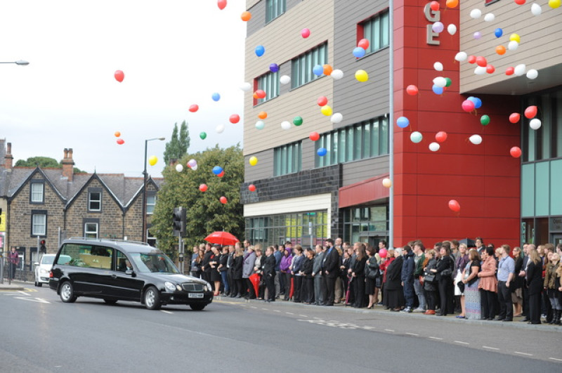 Main image for Students and staff pay tribute to Rich T