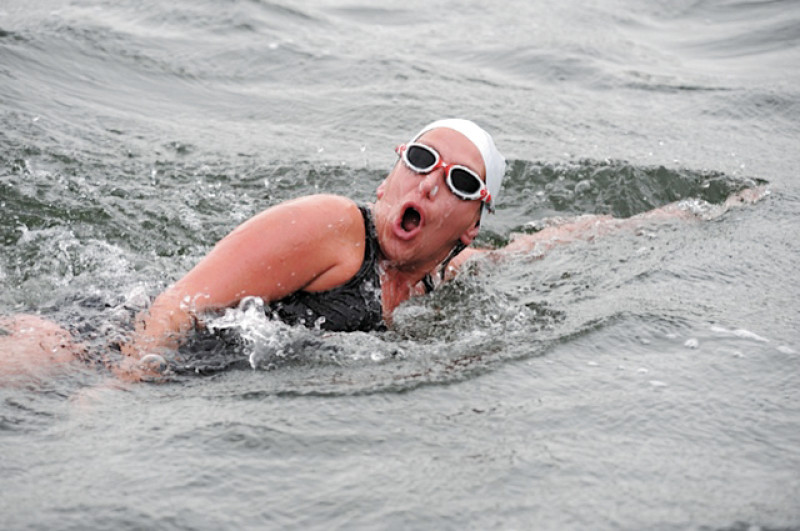 Main image for Gruelling task for Channel swimmer Ally