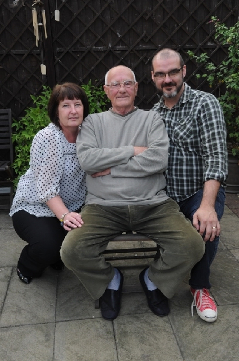 Main image for Pensioner who fled after attack comes home