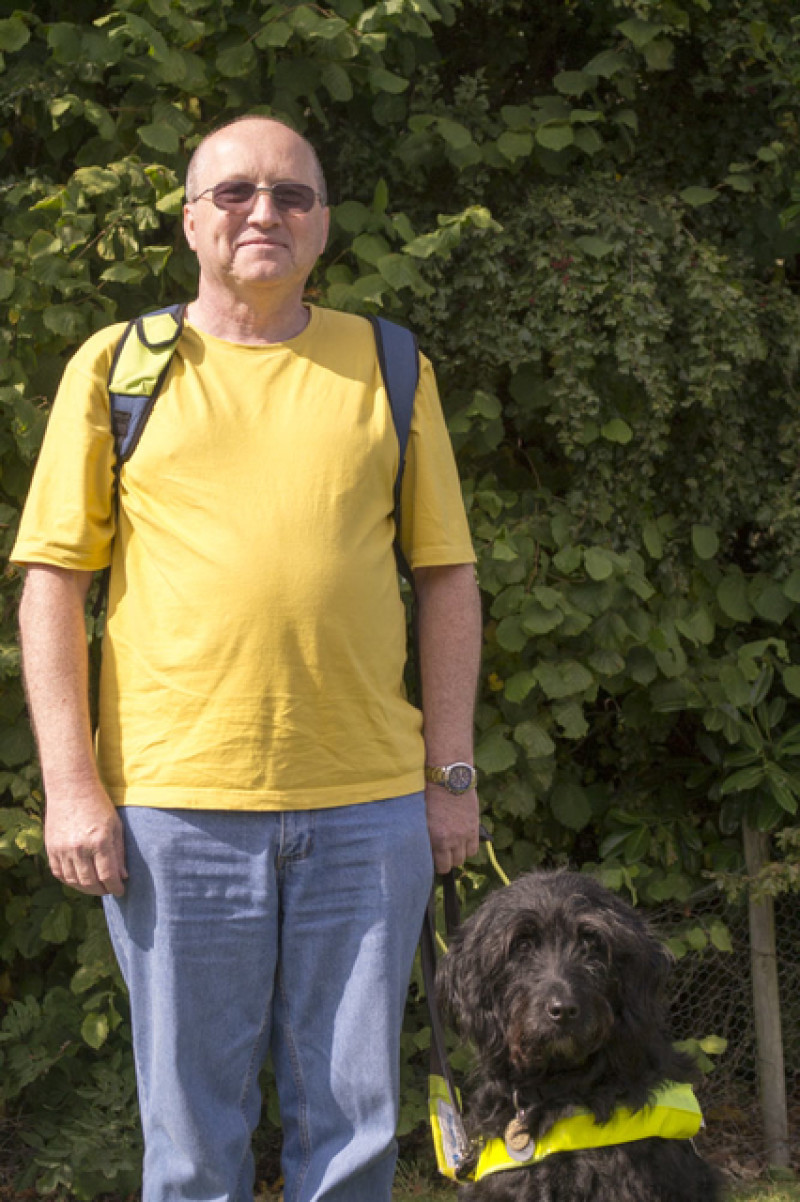 Main image for Car enthusiast who lost his sight back behind the wheel