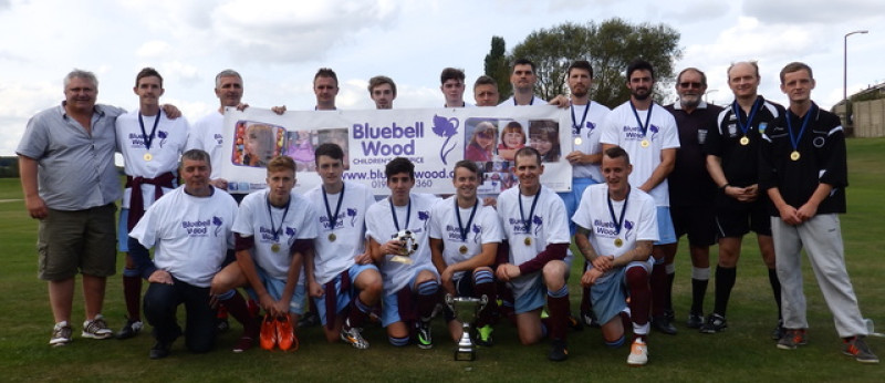 Main image for Eight-goal thriller in charity football match