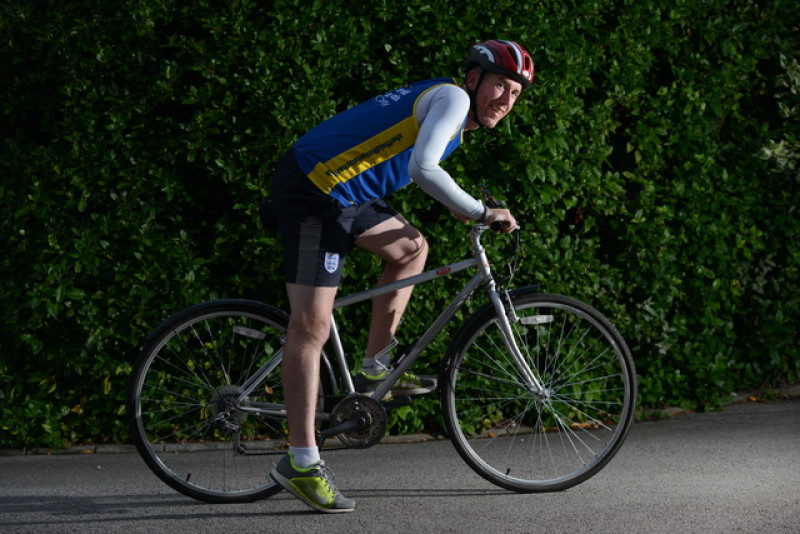 Main image for Andy tackles toughest challenge