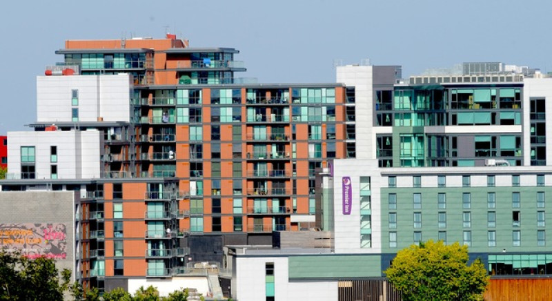 Main image for Gateway Plaza defect under repair
