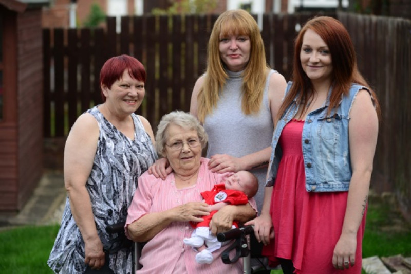 Main image for Family celebrates five generations