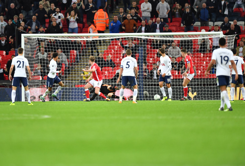 Main image for Alli strike sees brave Barnsley lose at Wembley