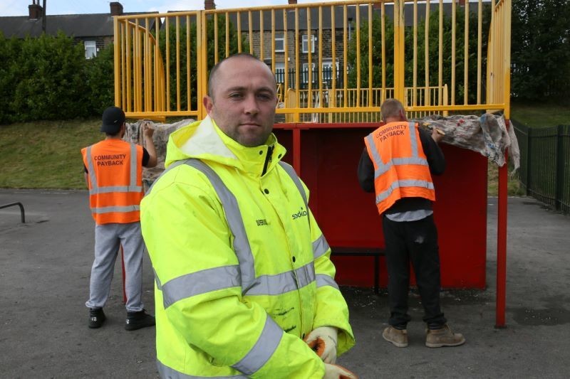 Main image for Ex offenders clean up skate park