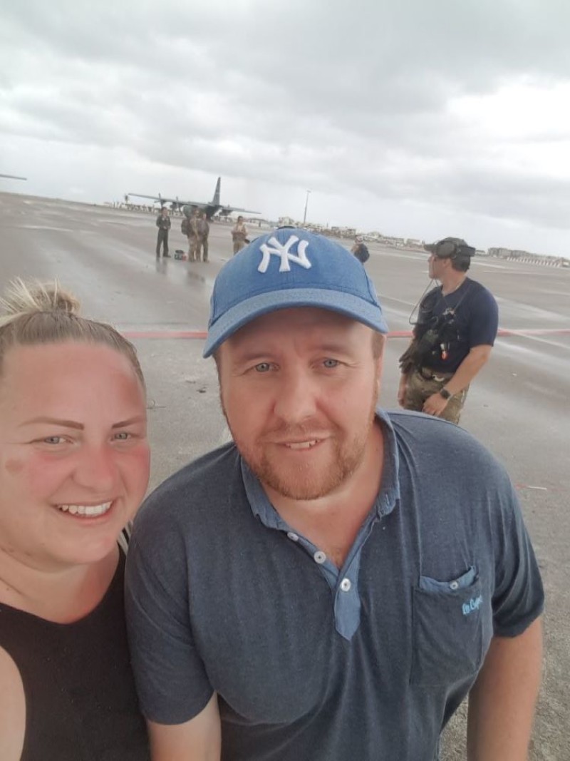 Main image for Barnsley couple describe hurricane nightmare
