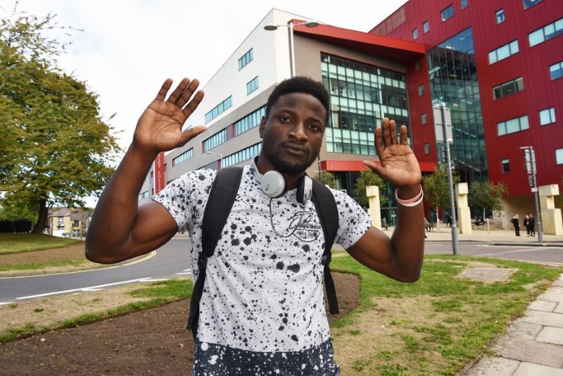 Main image for ‘Locked up because I am black’  student
