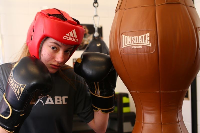 Main image for Maisie’s packing a punch in bid for England call-up