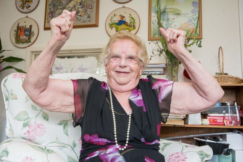 Main image for Joan, 90 reaches for sky