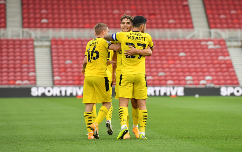 Main image for Reds win at Boro to set up trip to Chelsea 