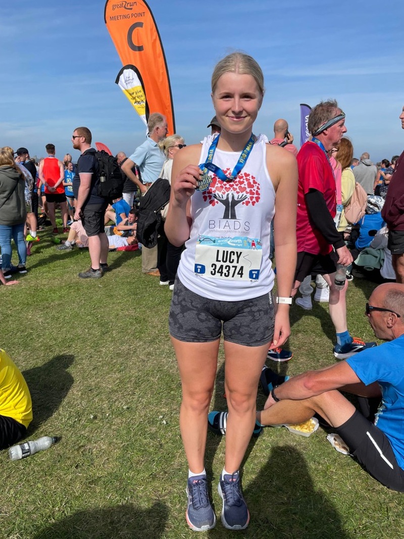 Main image for Runner raises cash for charity