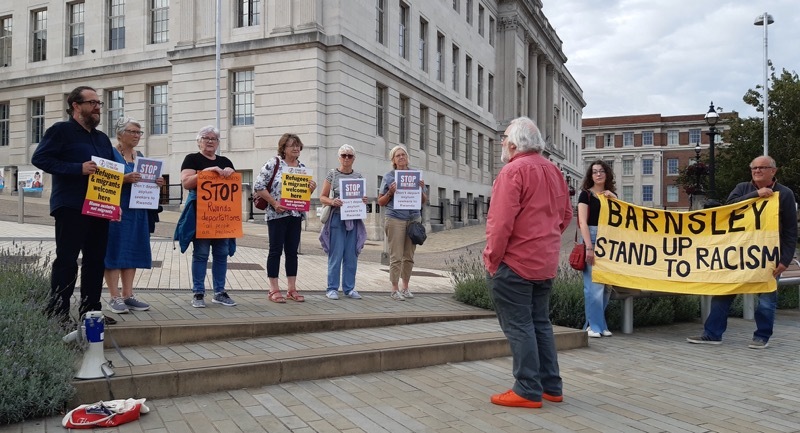Main image for Campaigners hold anti-racism vigil