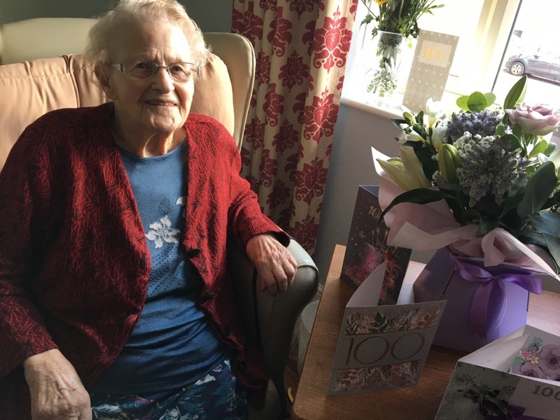 Main image for Hilda marks 100th birthday