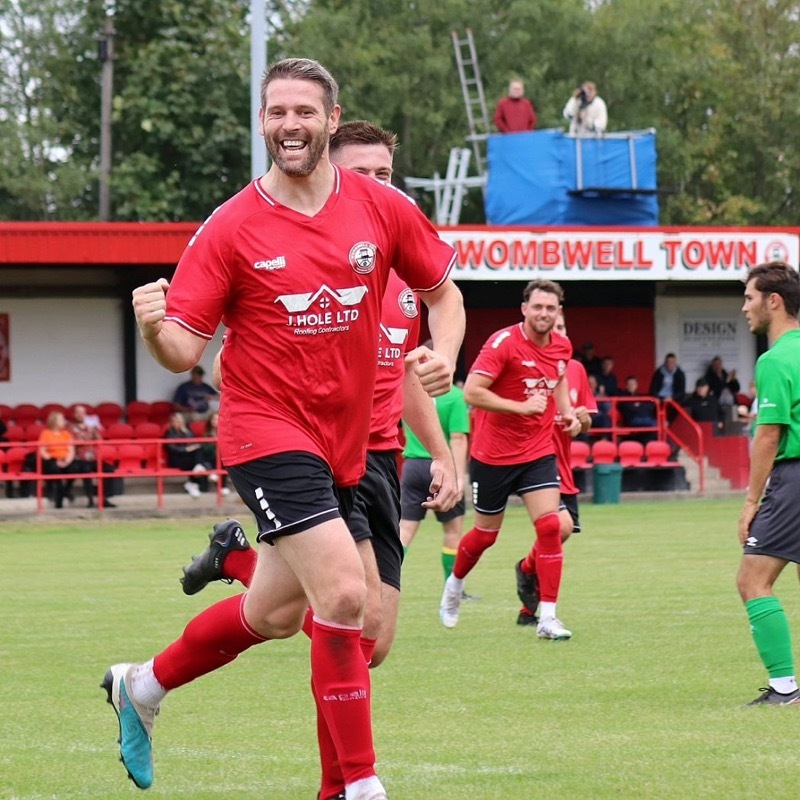 Goals, goals goals: Gavin Allott.