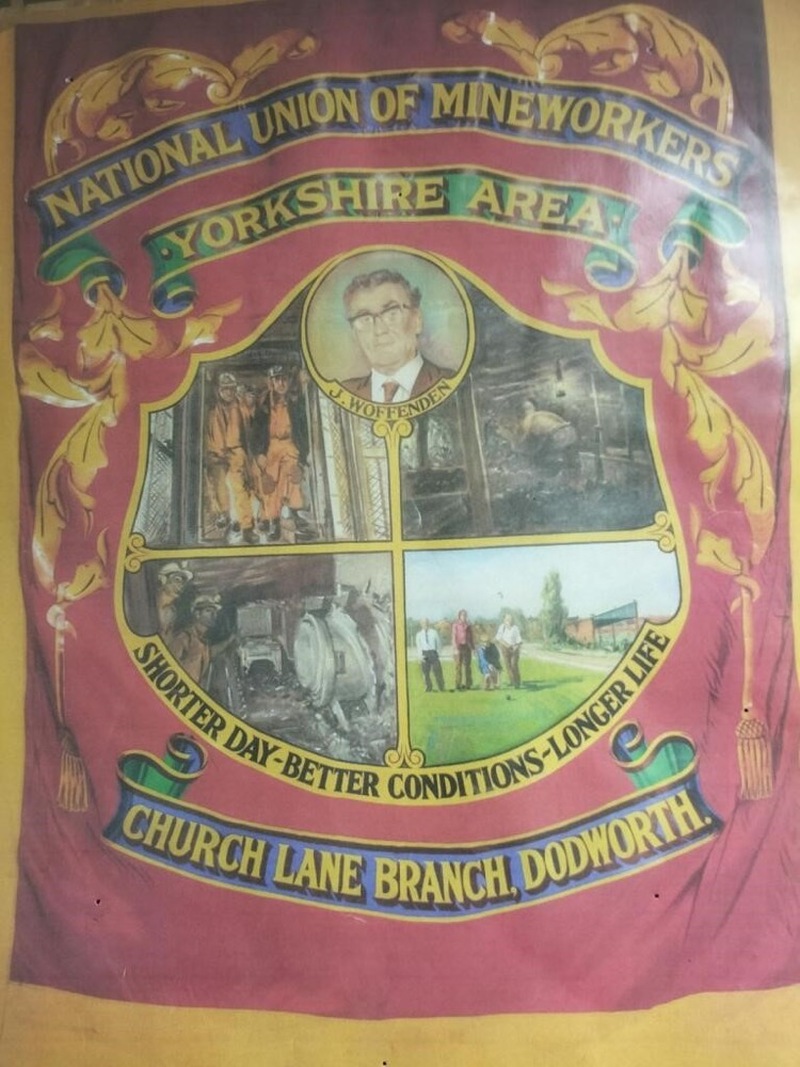 BLESSING: The banner will take centre stage at Dodworth St John’s Church on Sunday.