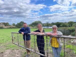 ALLIANCE: Chris Harrap, Jenny Palmer and Ann Hanson.