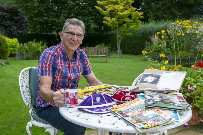 Former England rugby captain, Mike Harrison at home ahead of the Rugby World cup finals. Picture Shaun Colborn PD092519