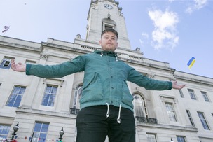 Heavyweight Singer: Daz Cadwallander who is set to appear at the Lead miill in Sheffield soon. Picture Shaun Colborn PD092485