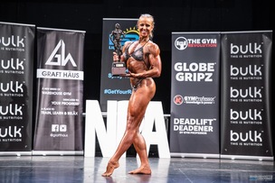 CHAMPION: Collette Evans.