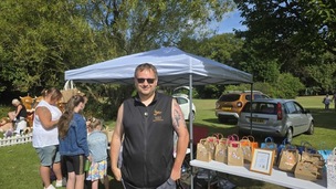 FUNDRAISER: Coun Chris Wray.