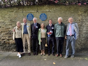 UNVEIL: John and Sir Hugh Dundas’ incredible stories were honoured on Monday. Picture: Charlotte Oldroyd.