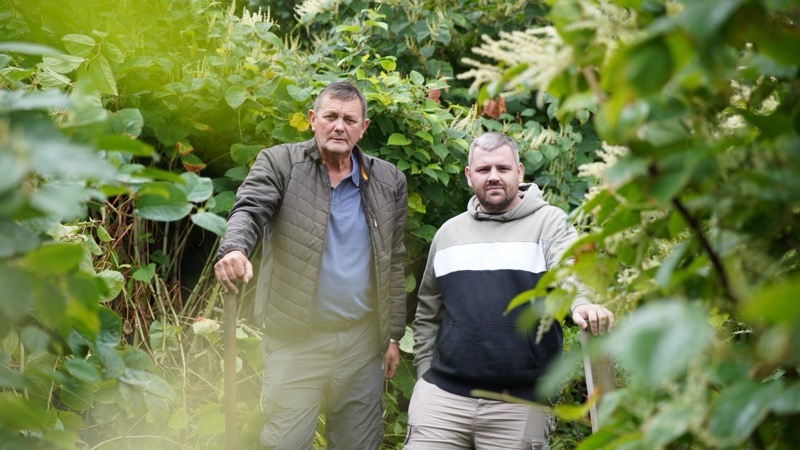 CONCERNS: Coun Jake Lodge and George Siddons.