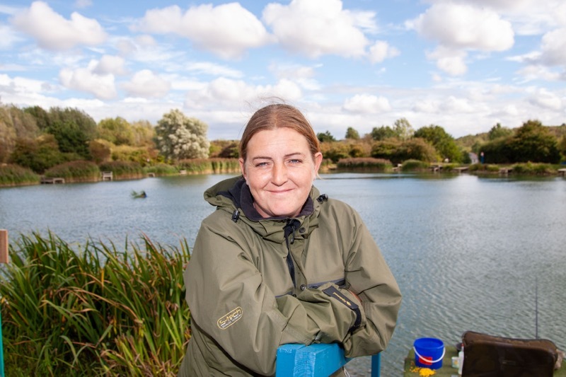 FREE FISHING: Teenage anglers or novices are encouraged to take up the sport by Pond manager Megan Rodgers at the best kept secret pond in Thurnscoe. Picture Shaun Colborn PD094455