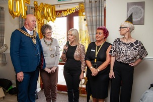 DEANGATE: Officially recognised as Outstanding attracted the mayor and mayoress of Barnsley to Deangate care home in Mapplewell
